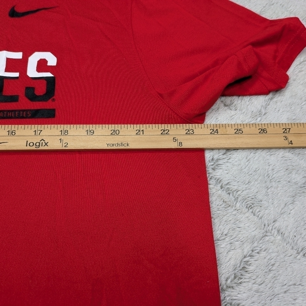 Ohio State Buckeyes Shirt Mens XL Red Scarlet Nike Tee Performance Dri-Fit Gym - Picture 4 of 9